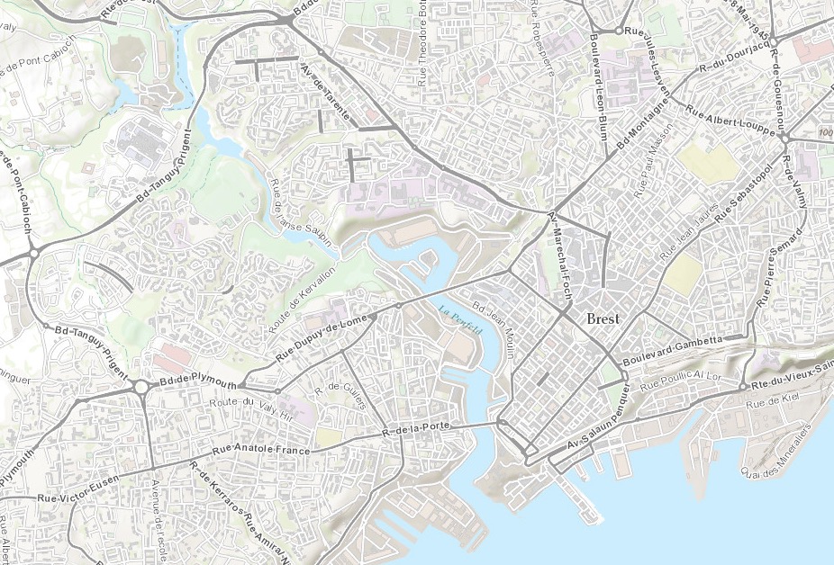 Les pistes cyclables de Brest (29)