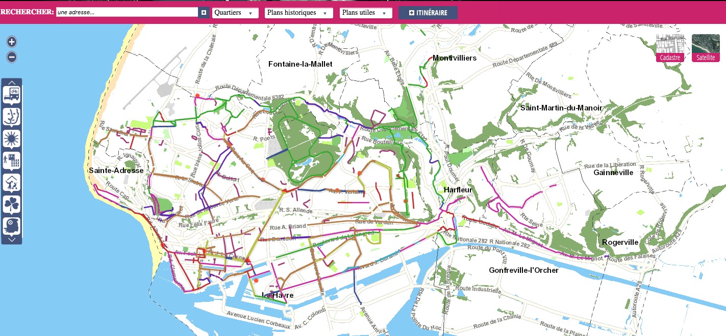 Le Havre (76) et ses pistes cyclables