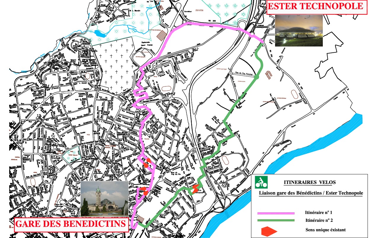 Les aménagements cyclables de l’agglomération de Limoges (87)