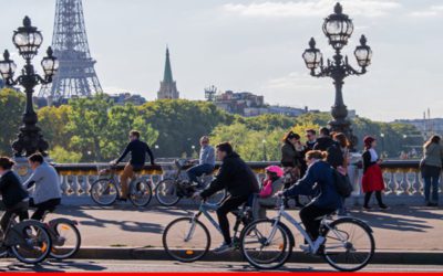 Plan des pistes cyclables de Paris en 2025