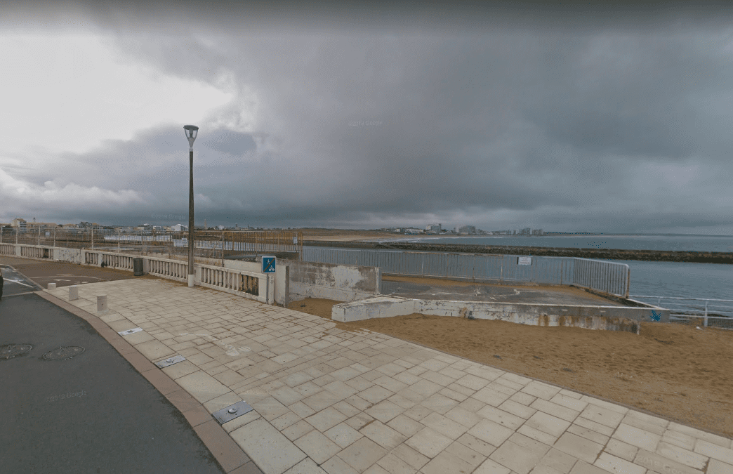 Une piste sur les restes de la Croisette