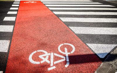 Des pistes cyclables rouges ?