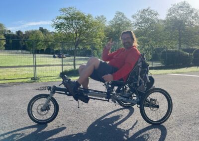 Premiere sortie vélo couché