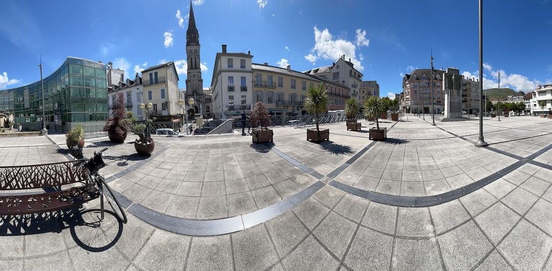 Plan du chemin vert de Tarbes à Lourdes (65)