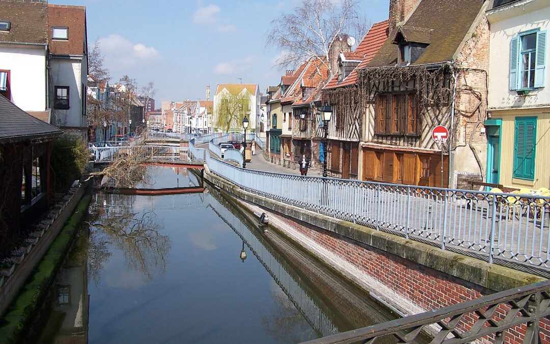La cartes des pistes cyclables d’Amiens (80)