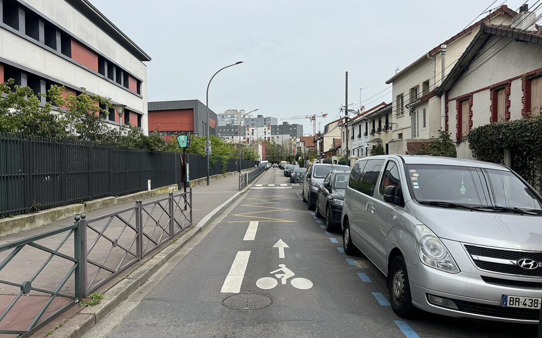 La cartes des pistes cyclables de Asnières-sur-Seine (92)