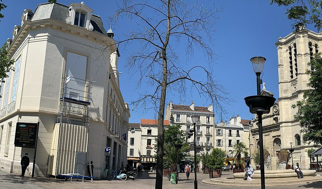 La cartes des pistes cyclables de Aubervilliers (93)