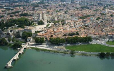 La cartes des pistes cyclables d&rsquo;Avignon (84)