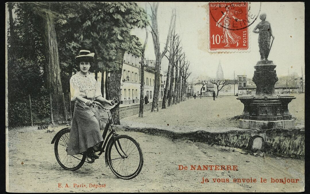 La cartes des pistes cyclables de Nanterre (92)