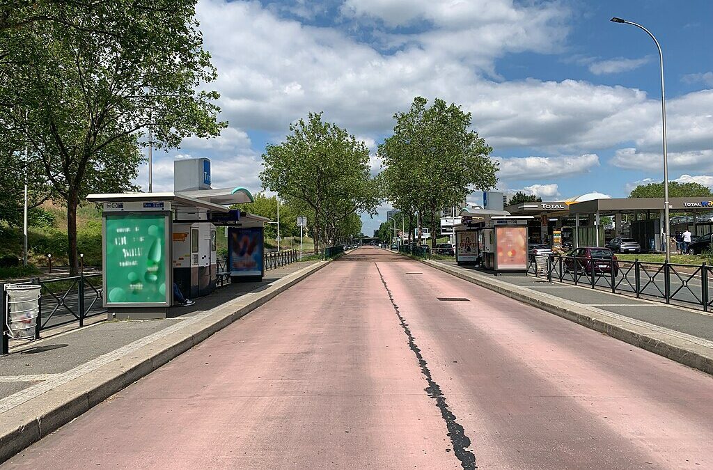 La cartes des pistes cyclables de Créteil (94)