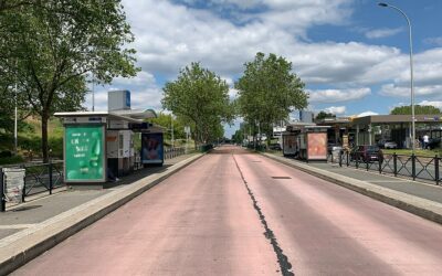 La cartes des pistes cyclables de Créteil (94)