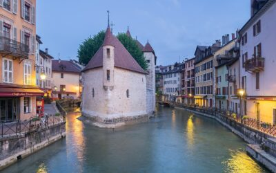 La cartes des pistes cyclables d&rsquo;Annecy (74)