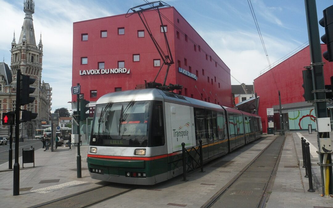 La cartes des pistes cyclables de Tourcoing (59)