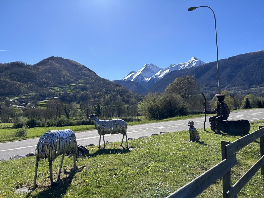 Le Camin d’Aussau à l’approche de Laruns.