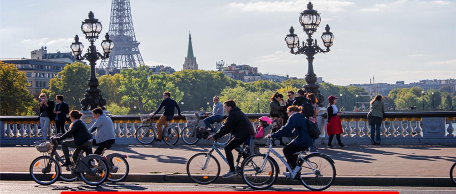 Plan des pistes cyclables de Paris en 2026