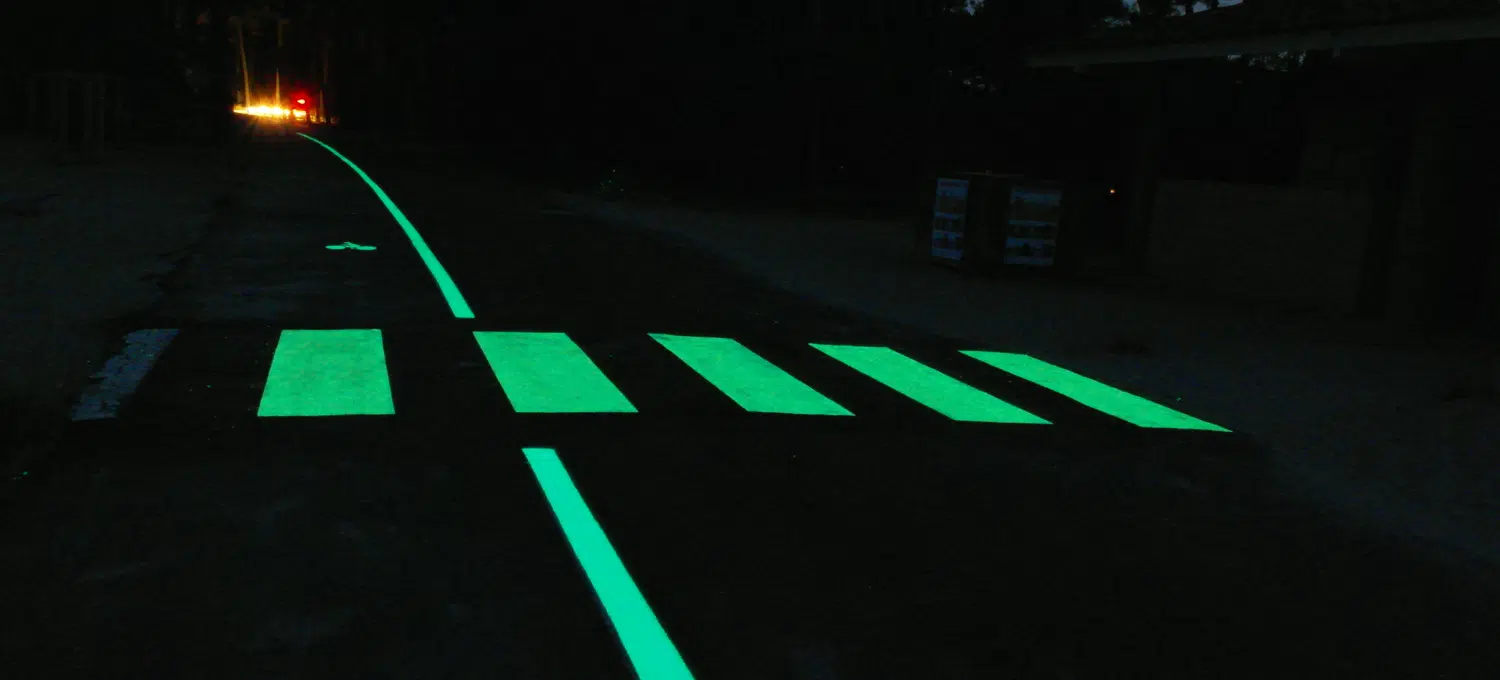 Sophia Antipolis : une piste cyclable qui s’éclaire la nuit sans lampadaire
