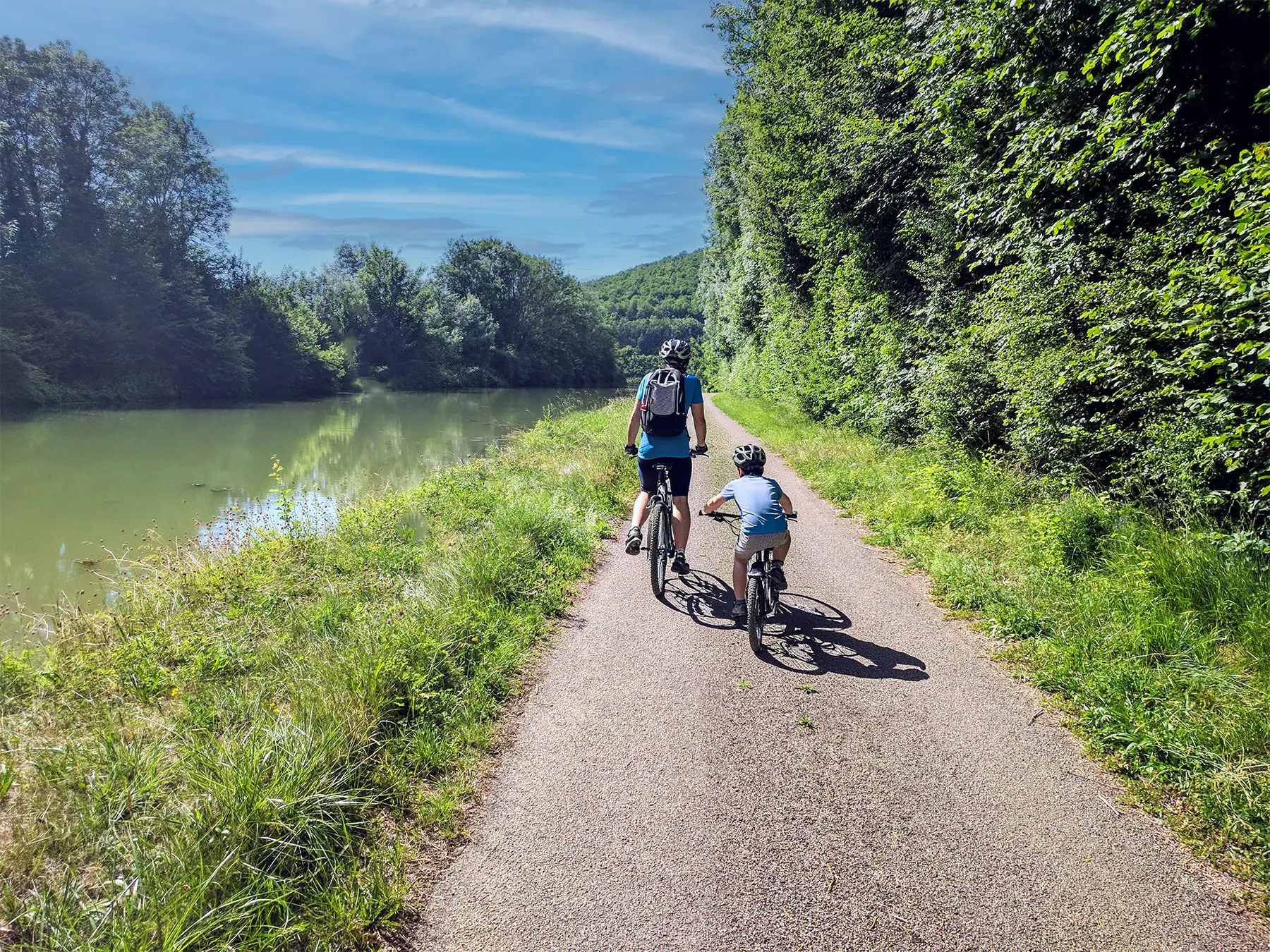 Voie Verte du canal de Bourgogne, de Dijon à Saint-Jean de Losne